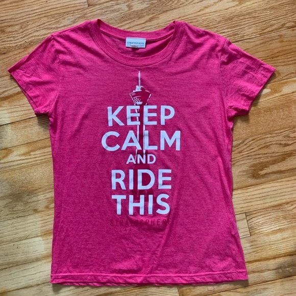 Women's Pink Stratosphere Hotel T-Shirt - Picture 1 of 3